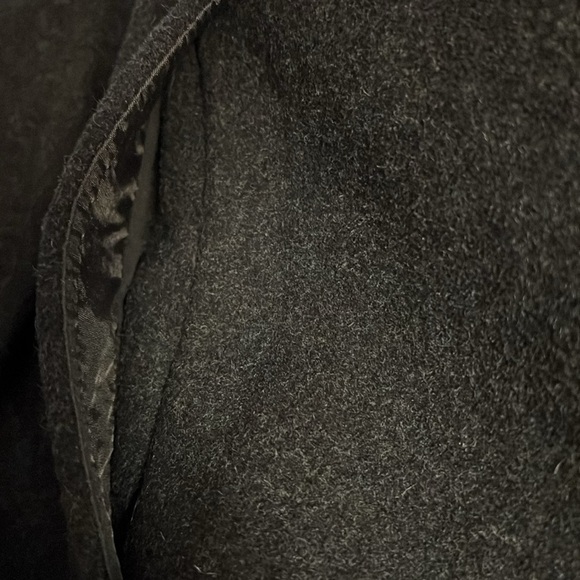 Calvin Klein double breasted gray wool pea coat Sz 12 new - Picture 9 of 13